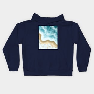 SNOW ON THE BEACH Kids Hoodie